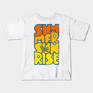 Summer Sunrise Kids T-Shirt